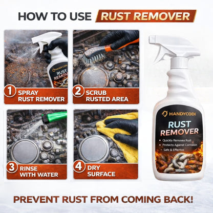 Multi-functional Quick-acting Rust Removal Spray